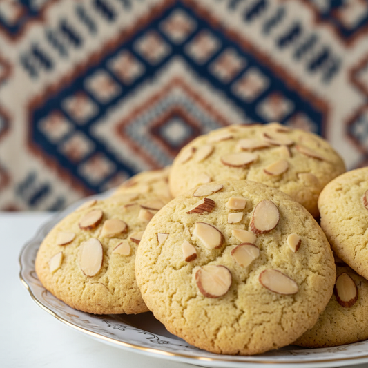 Vanilla Almond Sugar-Free cookies close-up
