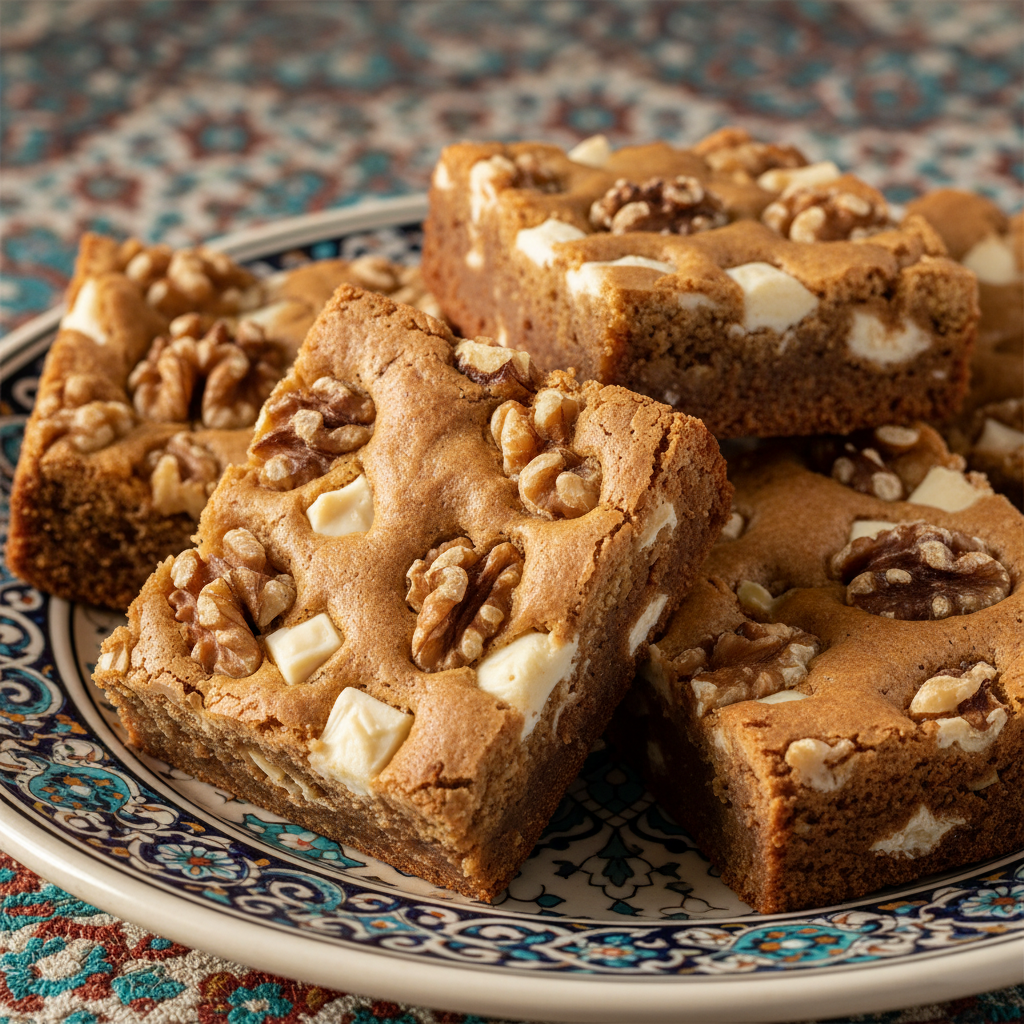 White Chocolate Walnut Blondie jumbo